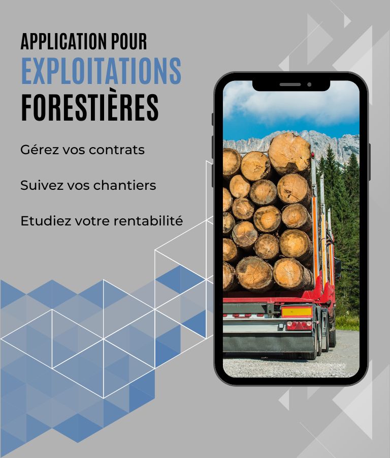 Application pour exploitations forestieres